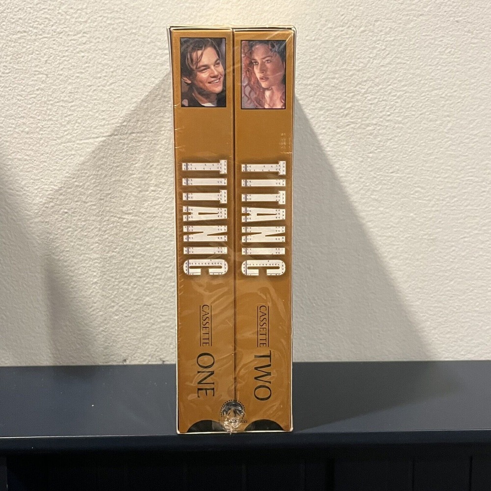 New Titanic VHS 1998 2 Tape Set Sealed Widescreen Movie - Picture 3 of 6